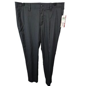 NEW Grand Slam Performance Mens Golf Pants Black Stretch Active Waistband 34x34